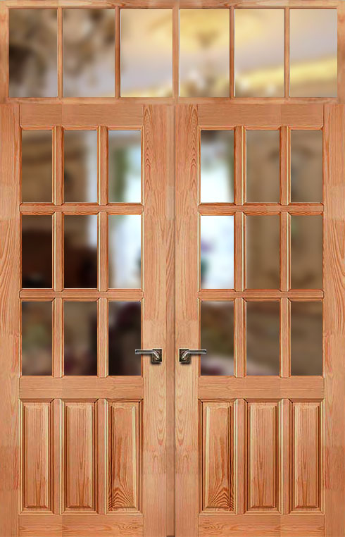 Конструкции входных деревянных дверей: из массива, щитовые, филенчатые
