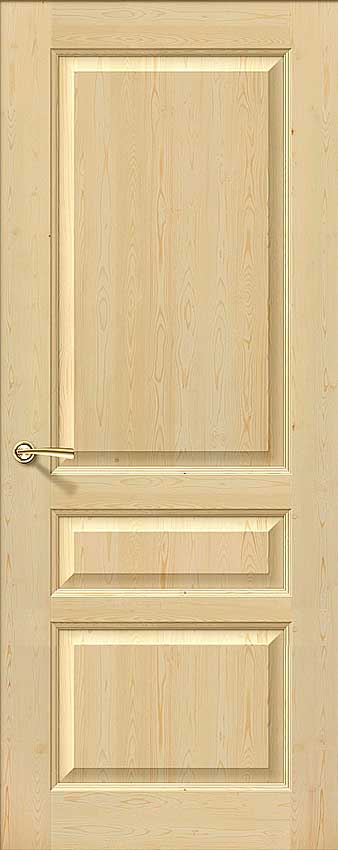Деревянная глухая дверь, массив сосны М5