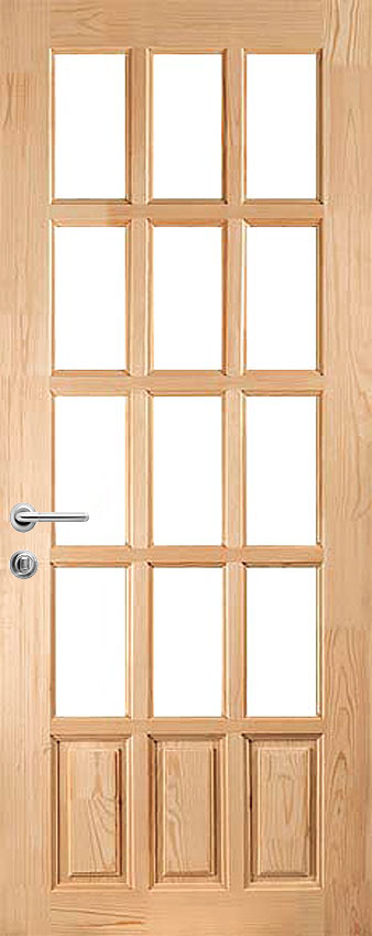 Межкомнатная дверь, массив сосны ДК 12-3