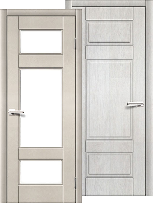 Фотография межкомнатная дверь Юкка цвет крем, сосна