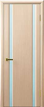 Ульяновские двери Люксор, модель Синай шпон беленый дуб.
