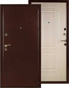 Металлическая дверь в квартиру Триумф с панелью