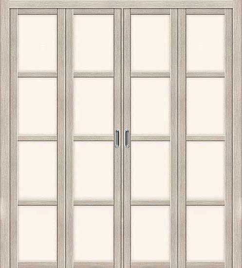 Дверь широкая из 4 створки цвет капучино Твигги 11.3
