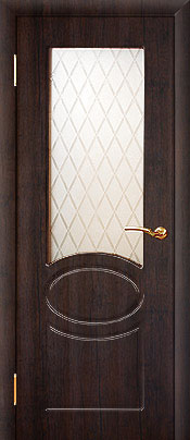 Фото межкомнатных дверей Юкка М7 в цвете Тиковое дерево